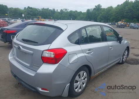 2013 Subaru Impreza 2.0I from USA, damaged, VIN JF1GPAA63D2838395